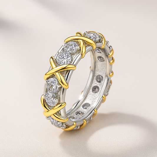 MINTYBOX 1.04ct Crossover Lab Diamond Ring – Premium White Gold