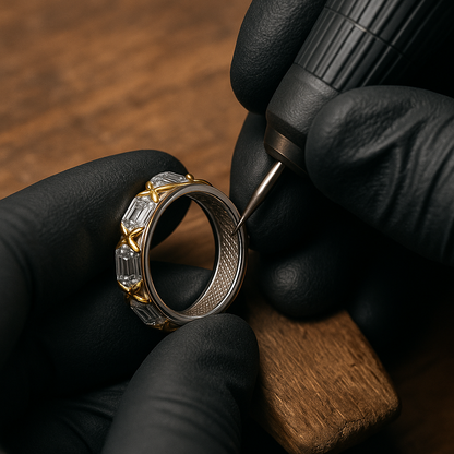 MINTYBOX 1.04ct Crossover Lab Diamond Ring – Premium White Gold