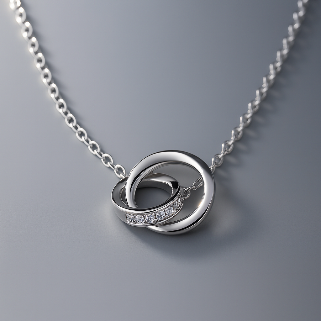 Mobius Sparkle – S925 Zircon Clavicle Necklace
