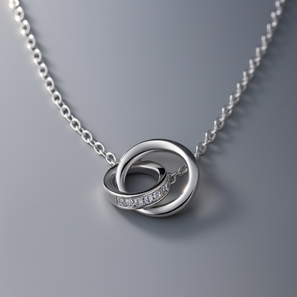 Mobius Sparkle – S925 Zircon Clavicle Necklace