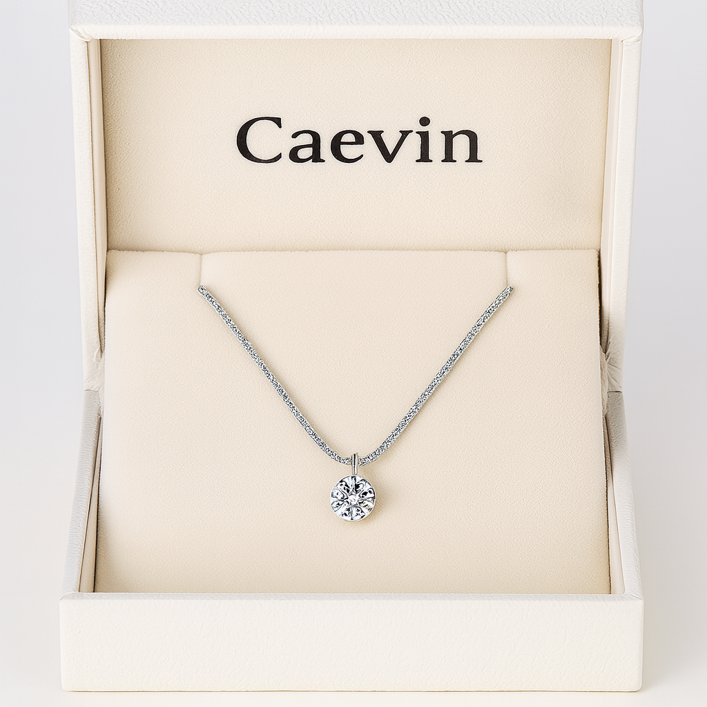 2ct Moissanite Necklace | 925 Silver by NeeTim