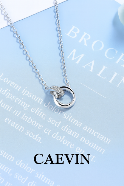 Mobius Sparkle – S925 Zircon Clavicle Necklace