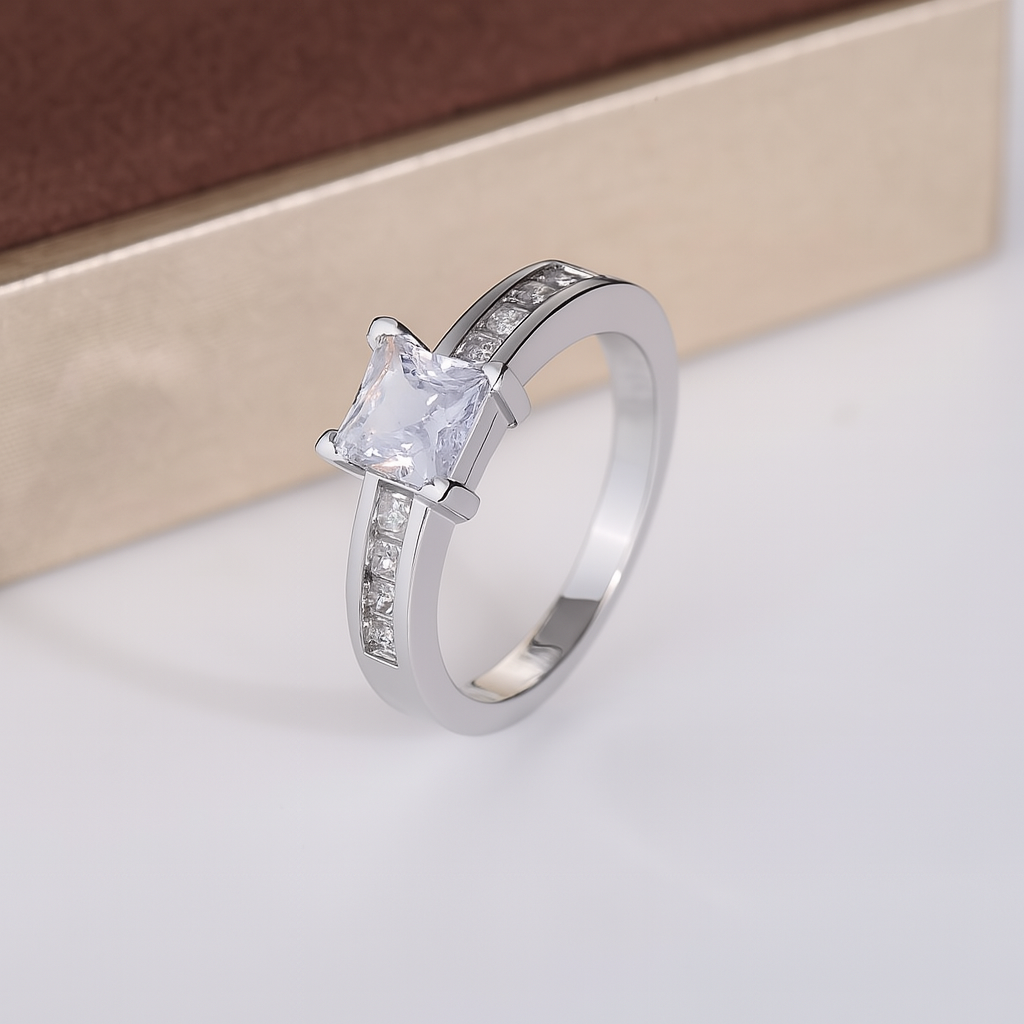 925 Sterling Silver Twin Zircon Rings – Elegance Multiplied