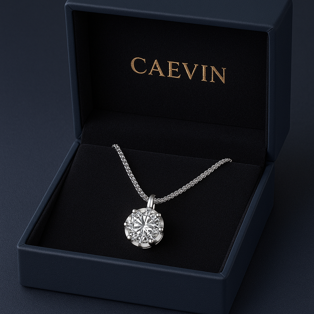2ct Moissanite Necklace | 925 Silver by NeeTim