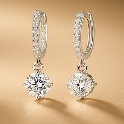 Moissanite or Zircon Drops – Smyoue – D Color – Wedding Jewelry