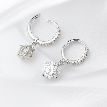 Moissanite or Zircon Drops – Smyoue – D Color – Wedding Jewelry