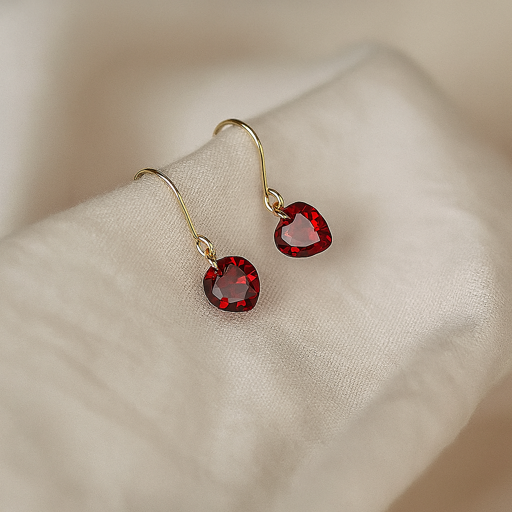 OXTAO Minimalist CZ Studs – White Gold – Elegant & Cute