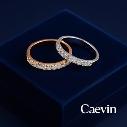 0.27CT Diamond Ring 18K Gold Plated – Elegant & Feminine