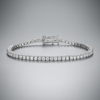 Smyoue D Moissanite Tennis Bracelet