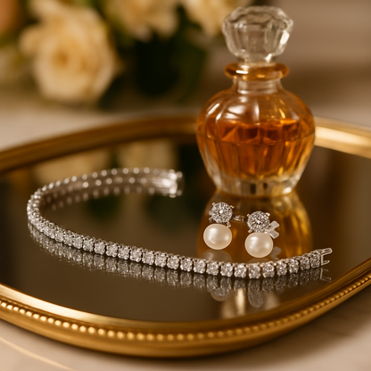 Smyoue D Moissanite Tennis Bracelet