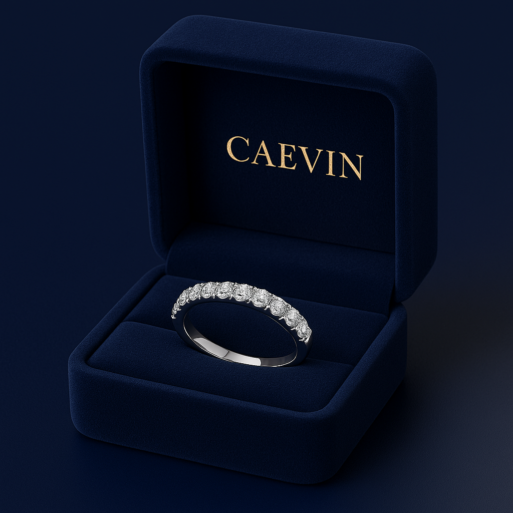 0.27CT Diamond Ring 18K Gold Plated – Elegant & Feminine