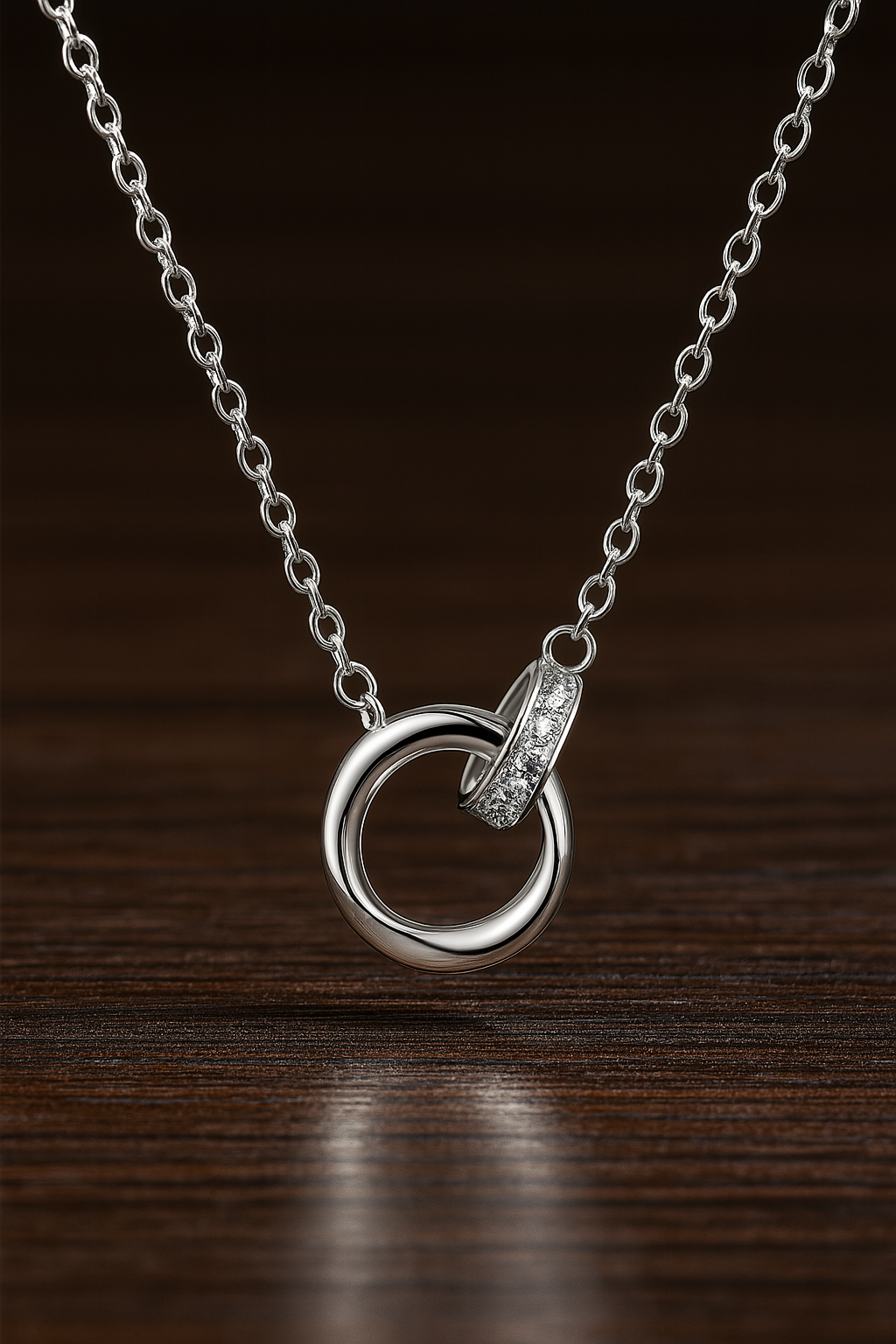 Mobius Sparkle – S925 Zircon Clavicle Necklace