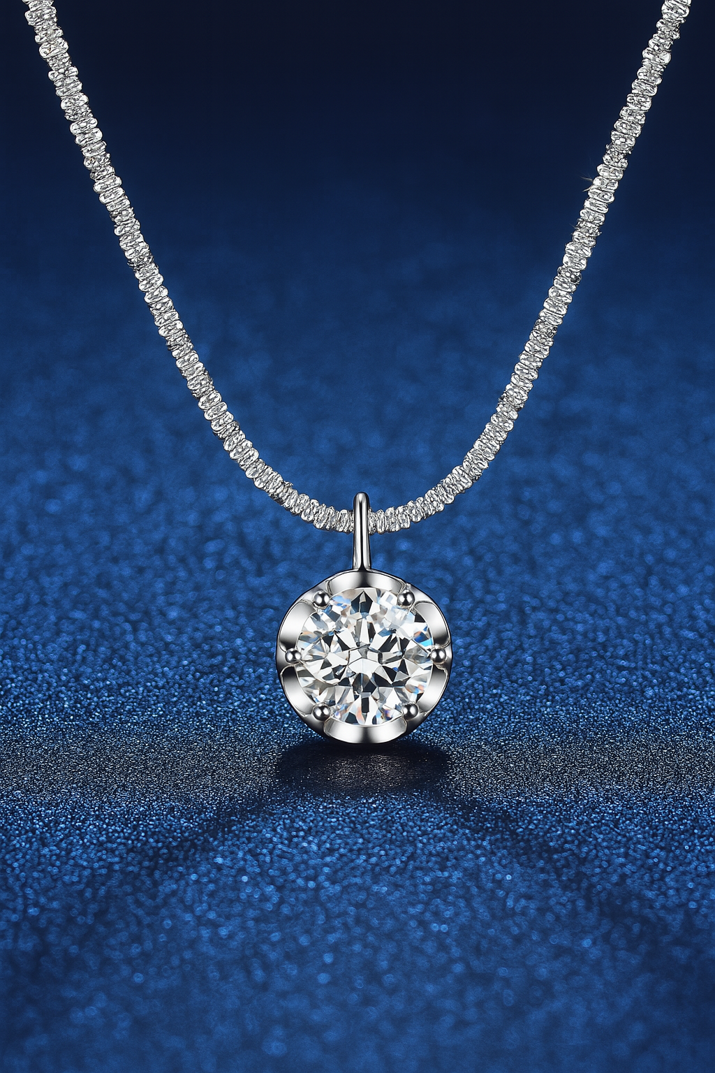 2ct Moissanite Necklace | 925 Silver by NeeTim