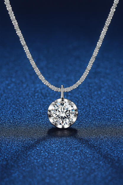2ct Moissanite Necklace | 925 Silver by NeeTim