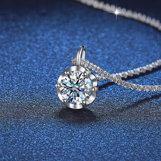2ct Moissanite Necklace | 925 Silver by NeeTim