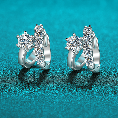 Smyoue 0.3CT Moissanite Studs – White Gold – Bridal Jewelry