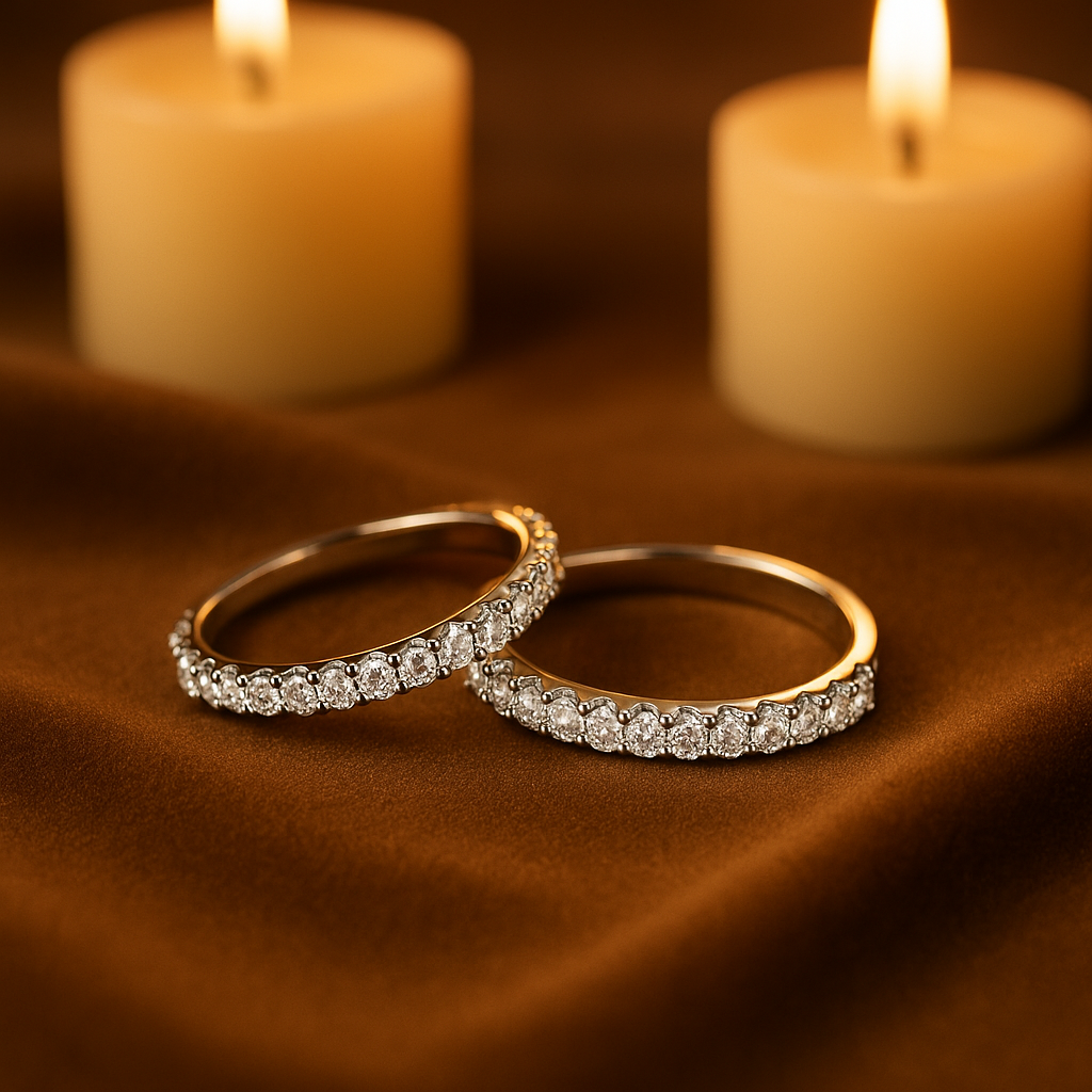 0.27CT Diamond Ring 18K Gold Plated – Elegant & Feminine